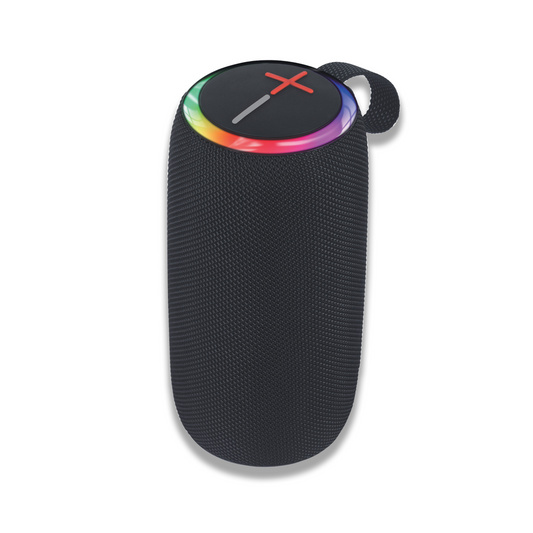 Portable Bluetooth Speaker with 12W Stereo Sound, Bluetooth 5, Bassup, 24-Hour Playtime, Wireless Stereo Pairing.